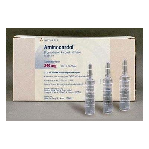 Novartis İlaç Aminocardol 240 mg/10 ml 3 Ampül