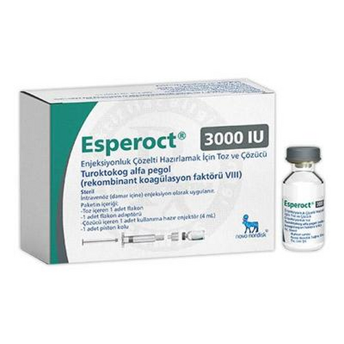Novo Nordisk İlaç Esperoct 3000 IU 1 Flakon