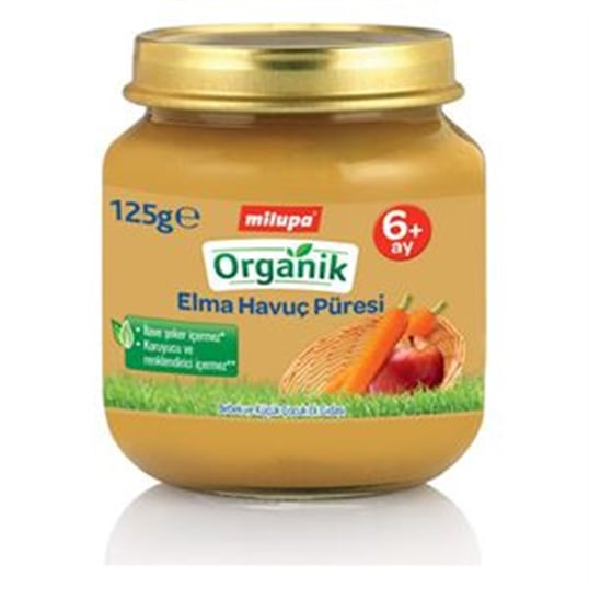 Milupa Organik Elmalı Muhallebi 125 gr