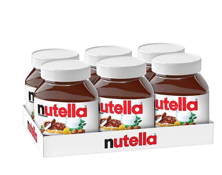 Nutella Kakaolu Fındık Kreması 750 Gr x 6 Adet - 1 Koli
