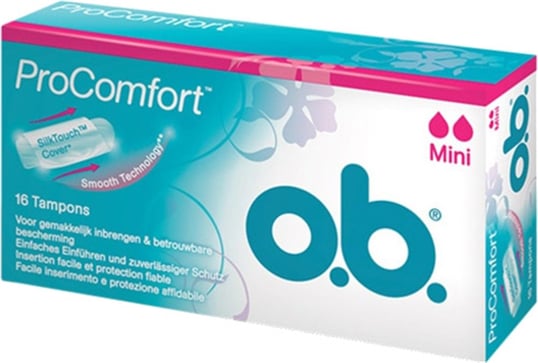 O.B Tampon Mini Comfort 16'lı