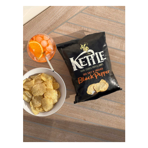 OK Snacks Sea Salt and Black Pepper Kettle Cooked Chips
