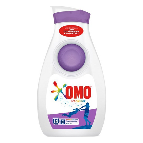 Omo Sıvı Deterjan 14 Yıkama Color 910 ml