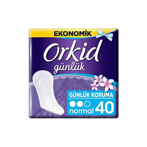 Orkid Günlük Ped Deofresh Normal Ekonomik Paket 40 Ped