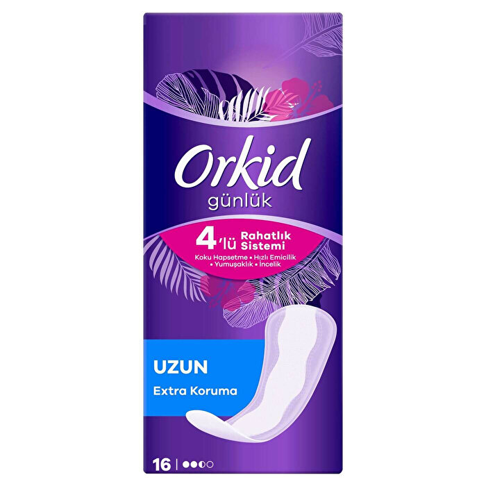 Orkid Günlük Ped Uzun 16'lı