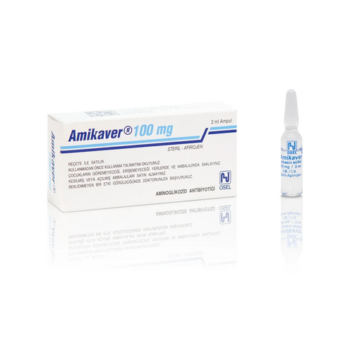 Osel İlaç Amikaver 250 mg 1 Ampül