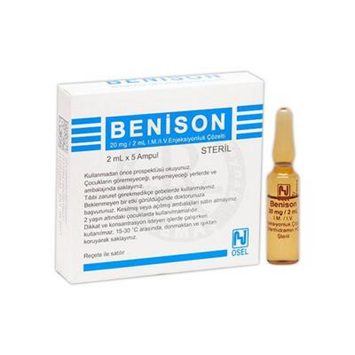 Osel İlaç Benison 2 ml 100 Ampül