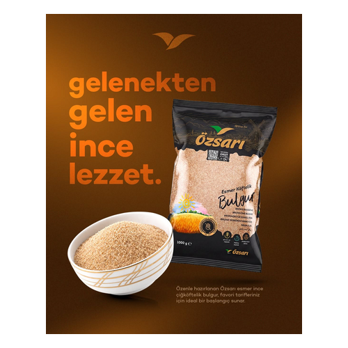 Özsarı Esmer Köftelik Bulgur 1 kg