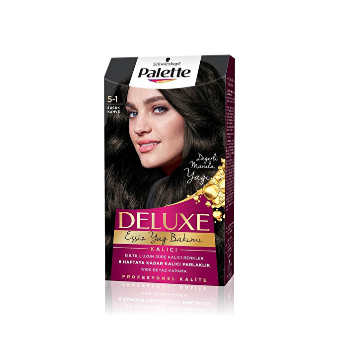 Palette Deluxe Saç Boyası 5-1 Soğuk Kahve 1 adet
