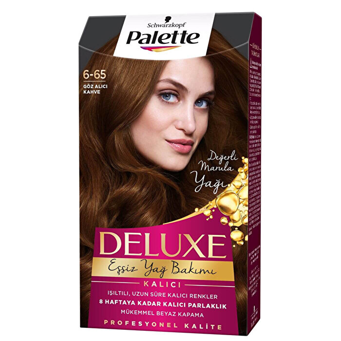Palette Deluxe Saç Boyası Altın Parıltı No: 6-65 50 ml