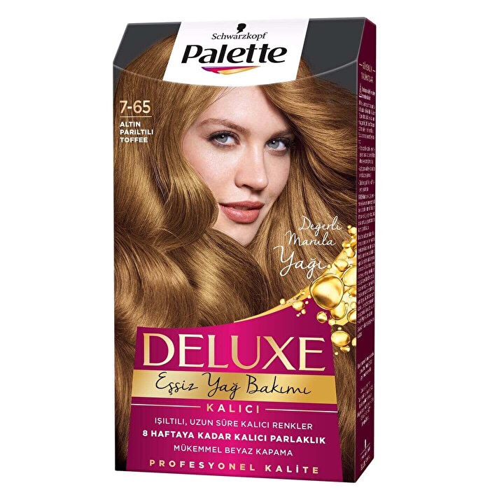 Palette Deluxe Saç Boyası Altın Parıltı No: 7-65 50 ml