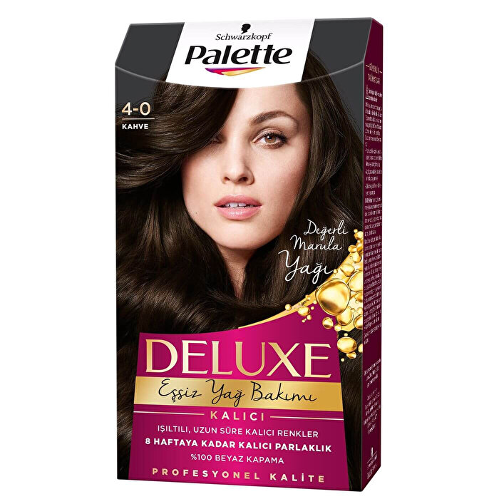 Palette Deluxe Saç Boyası Kahve No: 4-0 50 ml