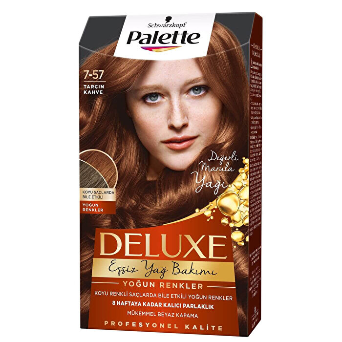 Palette Deluxe Saç Boyası Tarçın Kahve No: 7-57 50 ml