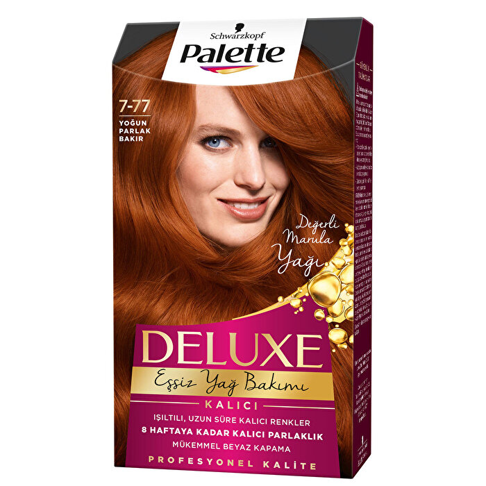 Palette Deluxe Saç Boyası Yoğun Bakır No: 7-77 50 ml