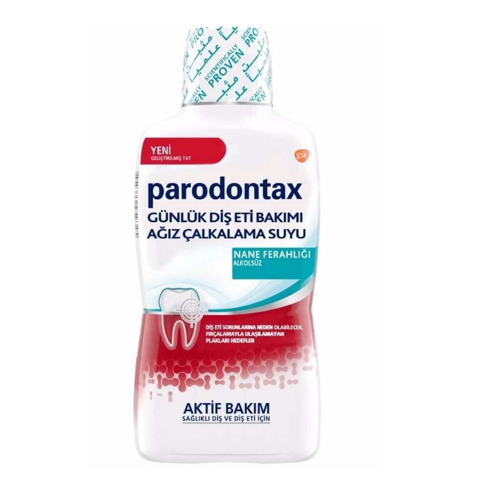 Parodontax Ağız Bakım Suyu 500 Ml Nane Ferahlığı