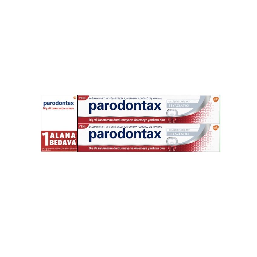 Parodontax Beyazlatıcı Diş Macunu 75 Ml 1+1