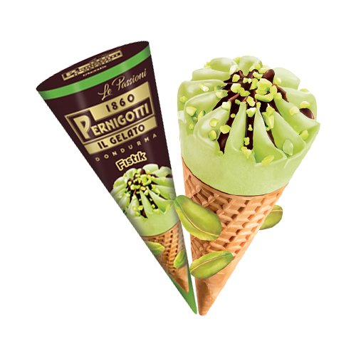 Pernigotti IL Gelato Fıstıklı Kornet Dondurma (120 ml)