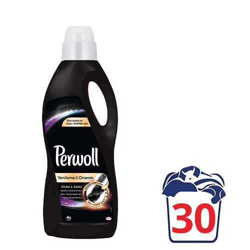 Perwoll Hassas Sıvı Çamaşır Deterjanı Siyah 30 Yıkama (1800 ml)