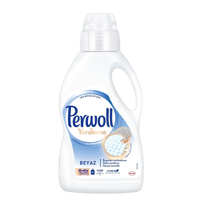 Perwoll Sıvı Çamaşır Deterjanı Beyaz 18 Yıkama 1000 ml
