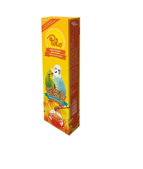 Polo Ballı Muhabbet Kuşu Krakeri 3 Lü