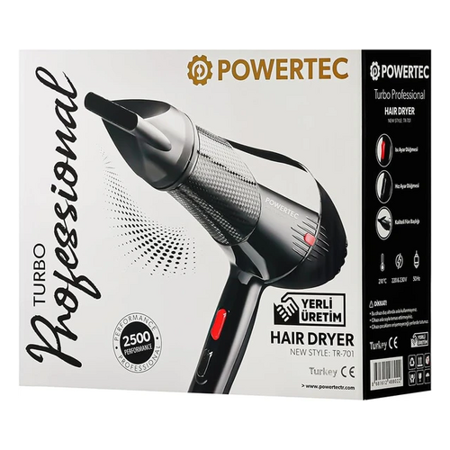 Powertec TR-701 Profesyonel Saç Kurutma & Fön Makinesi