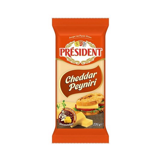 President Cheddar Peyniri 220 gr