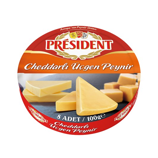 President Üçgen Peynir 8'li 100 gr