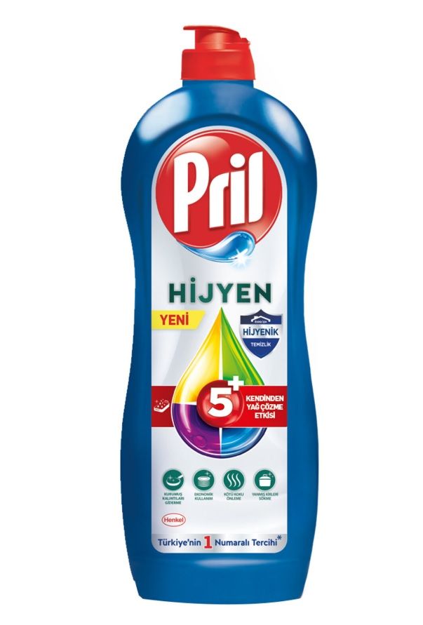 Pril Bulaşık Deterjanı Elde Yıkama Hijyen 653 Ml