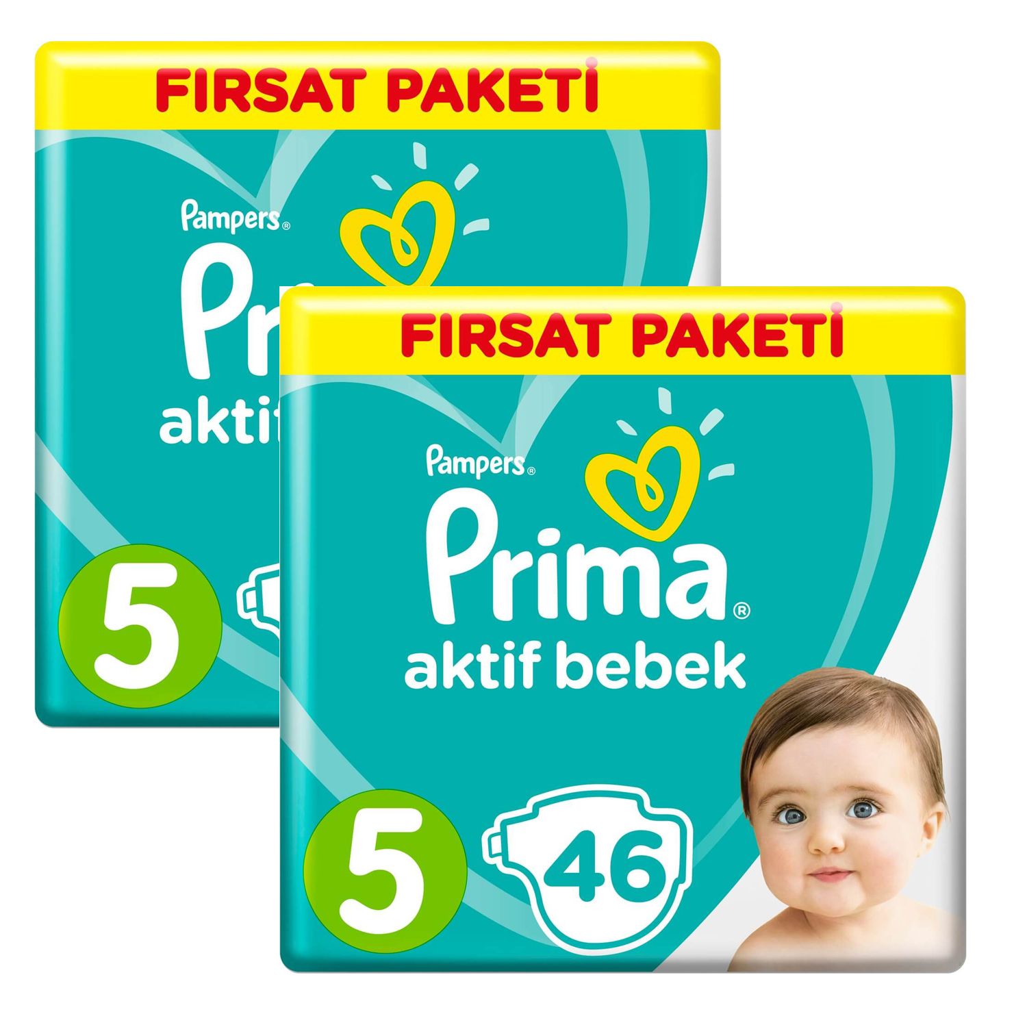 Prima Bebek Bezi Aktif Bebek 5 Beden Junior 92 Adet