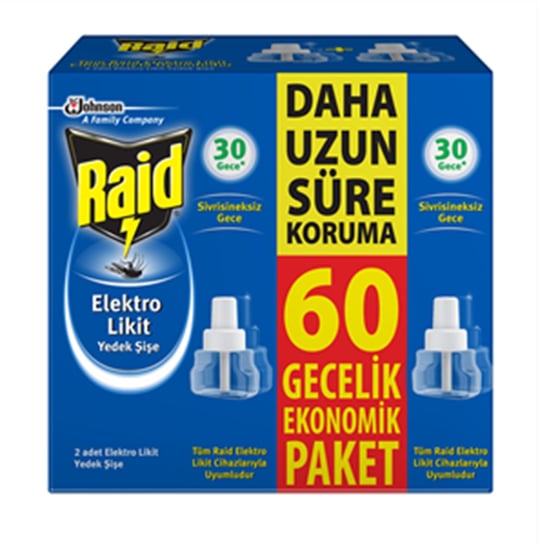 Raid 60 Gece Yedek 42 ml