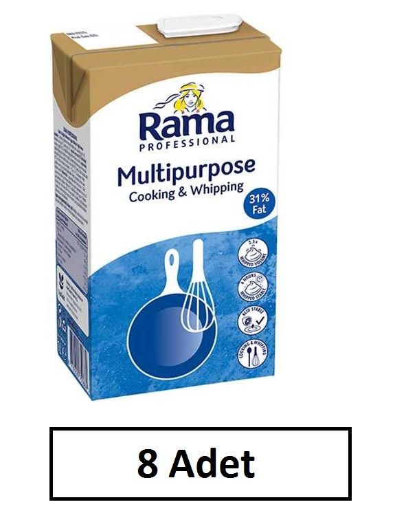 Rama Krema 1 Lt x 8 Adet