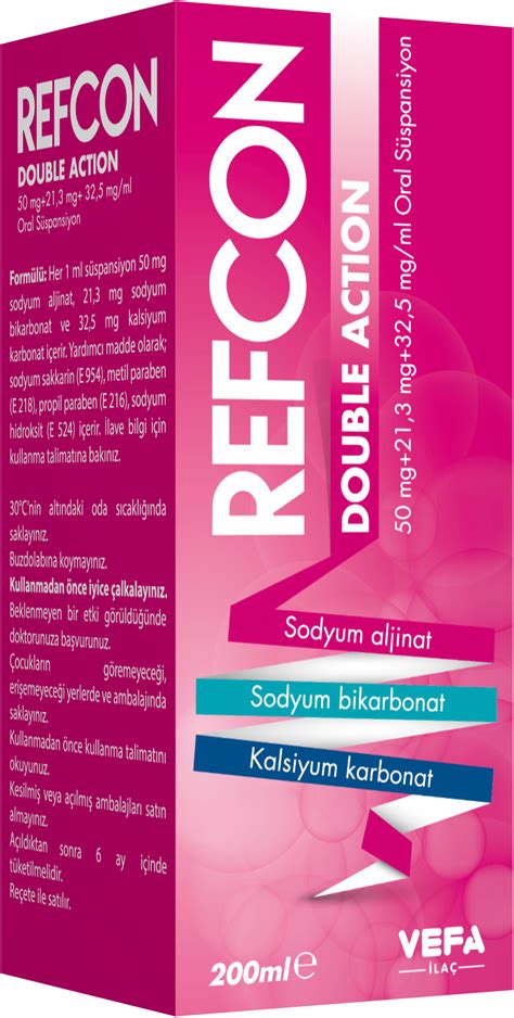 Vefa İlaç Refcon Double Action Şurup 200 ml