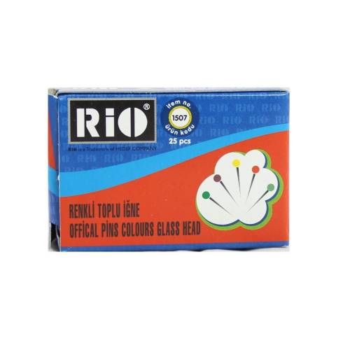 Rio 1507 Renkli Başlı Toplu İğne