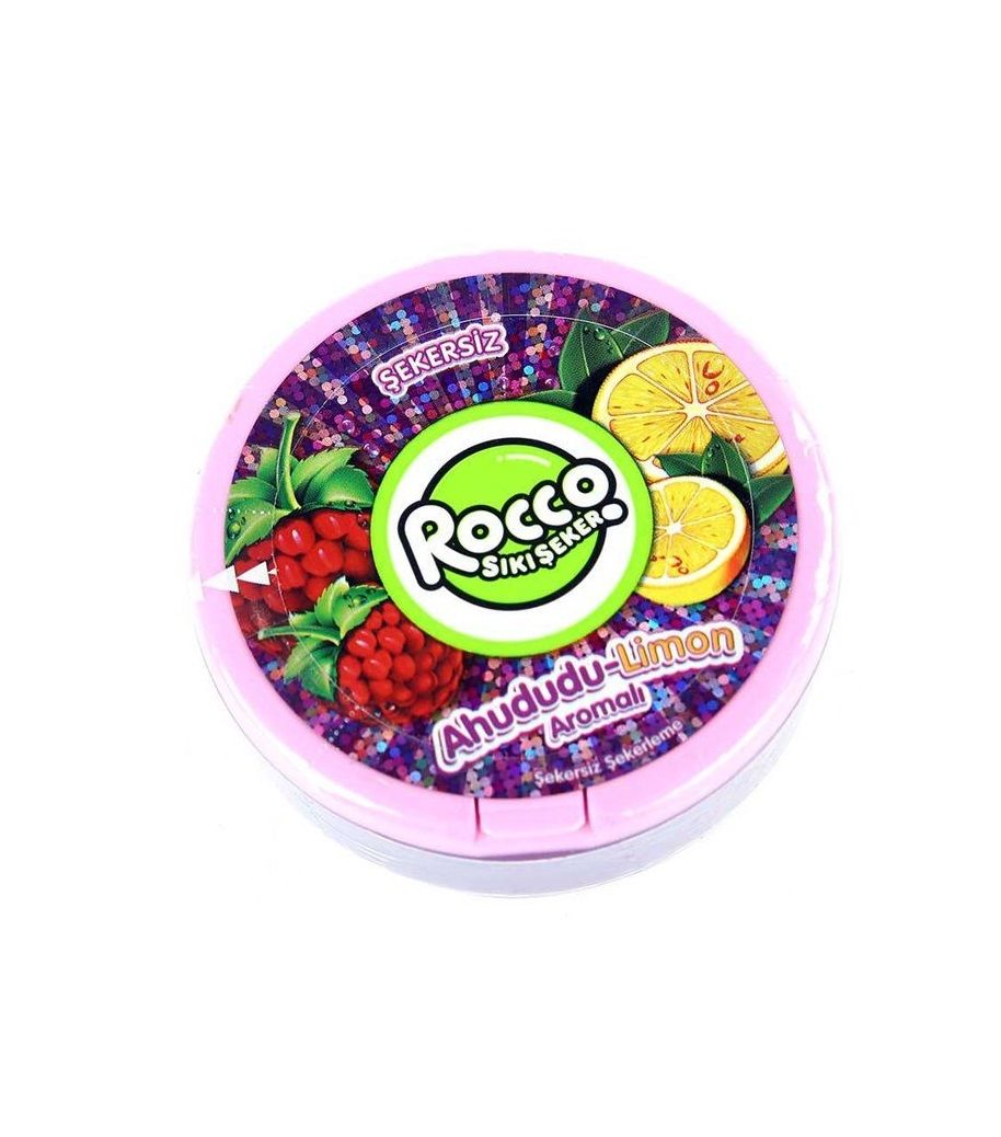 Rocco Sıkı Şeker Ahududu Limon Şekersiz 12 Gr