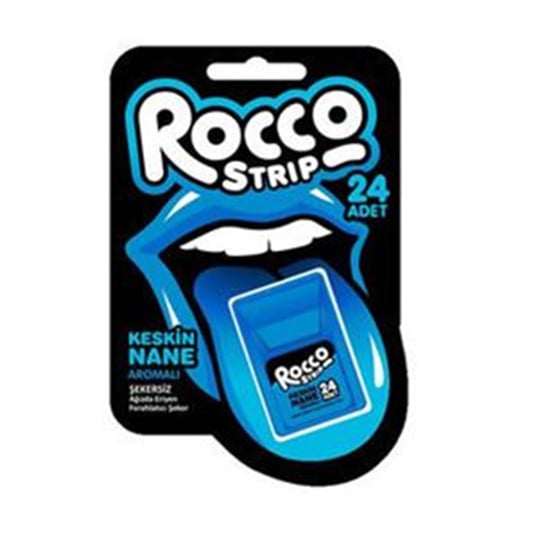 Rocco Strıp Yaprak Şeker - Keskin Nane