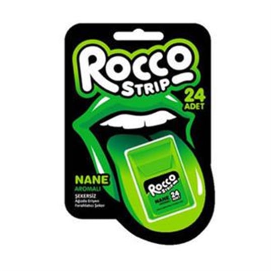 Rocco Strıp Yaprak Şeker - Nane