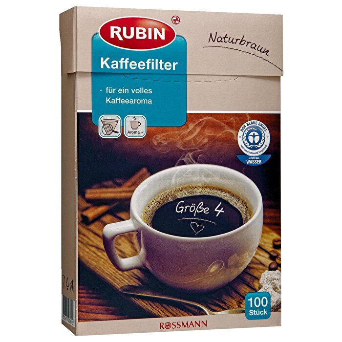 Rubin Kahve Filtresi No:4 100'lü