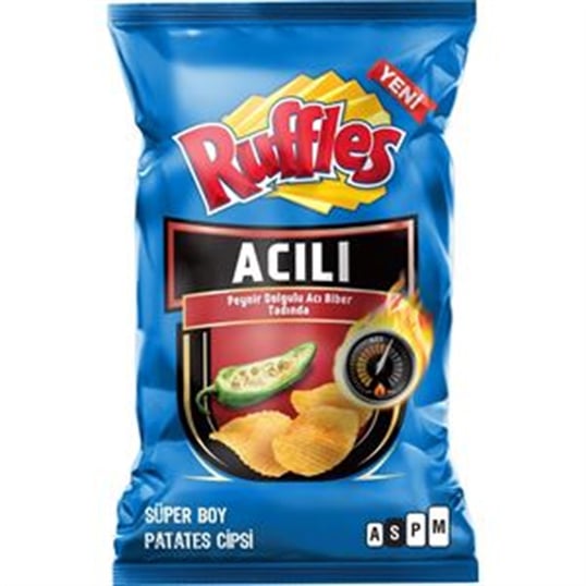 Ruffles Cips 110 Gr - Acılı Peynirli (Süper Boy)