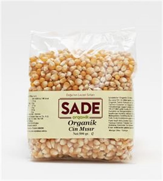 Sade Organik Cin Mısır 500 Gr