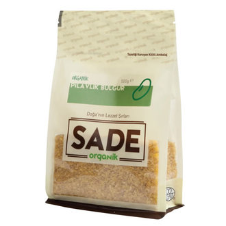 Sade Organik Pilavlık Bulgur 500 Gr