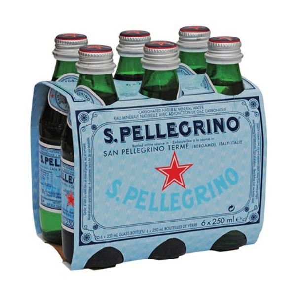 San Pellegrino Doğal Mineralli Su 250 Ml x 6 Adet