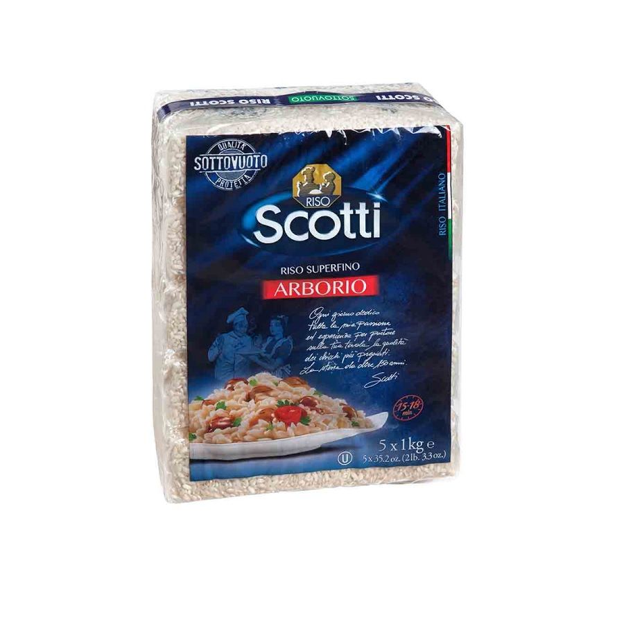 Scotti Pirinç Arborio 1 Kg x 5 Adet