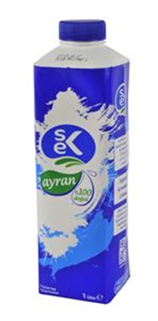 Sek Ayran 1 Lt. Tam Yağlı