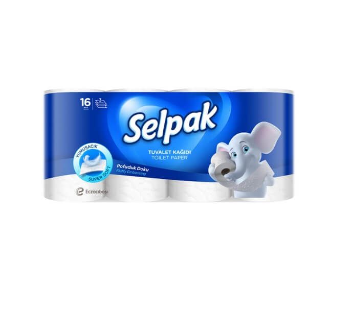 Selpak 3 Katlı Tuvalet Kağıdı 16 Rulo