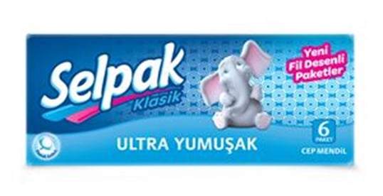 Selpak Cep Kağıt Mendil 6'lı Klasik