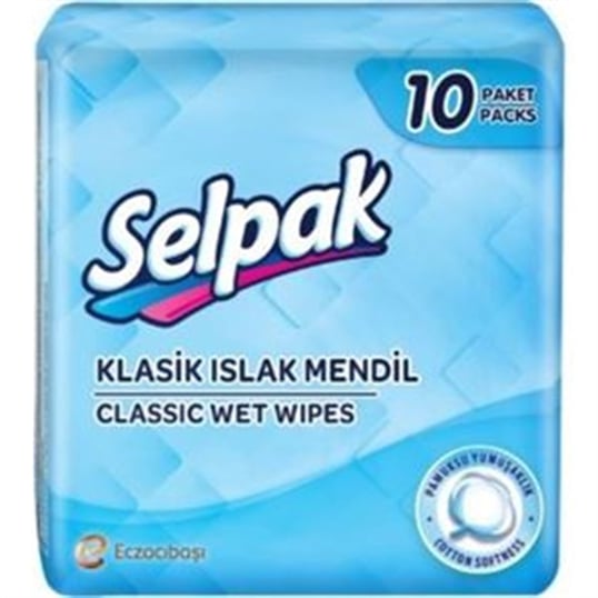 Selpak Islak Mendil Klasik 10'lu