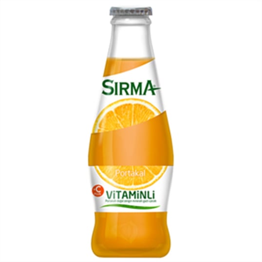 *SIRMA AROMALI MADEN SU 200 ML. - C VİT. PORTAKAL