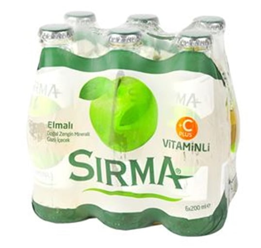 SIRMA AROMALI MADEN SU 6*200 ML - C VİT. ELMA