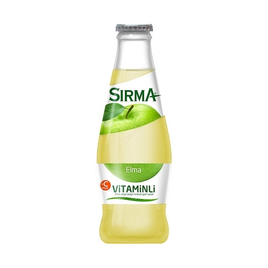 Sırma (Soda-Su) Sırma C Vitaminli Elmalı Maden Suyu 200 ml