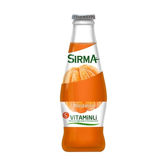 Sırma (Soda-Su) Sırma C Vitaminli Mandalinalı Maden Suyu 200 ml